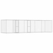 Hundbur Silver 600 x 200 x 200 cm Galvaniserat Stål