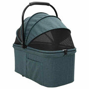 Hopfällbar hundvagn Justerbar Grön 78 x 54 x 101 cm Polyester