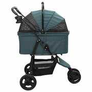 Hopfällbar hundvagn Justerbar Grön 78 x 54 x 101 cm Polyester