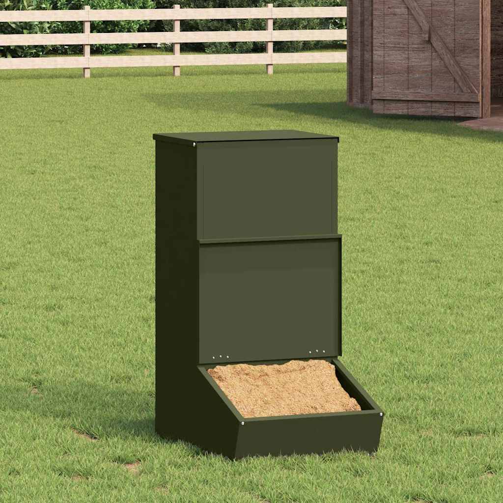 Gris Matare Olivgrön 55 x 38 x 76 cm 20 kg Kallvalsat Stål