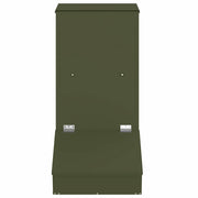 Gris Matare Olivgrön 55 x 38 x 76 cm 20 kg Kallvalsat Stål