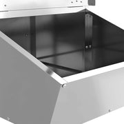 Gris Matare Silver 55 x 38 x 76 cm 20 kg Galvaniserat Stål