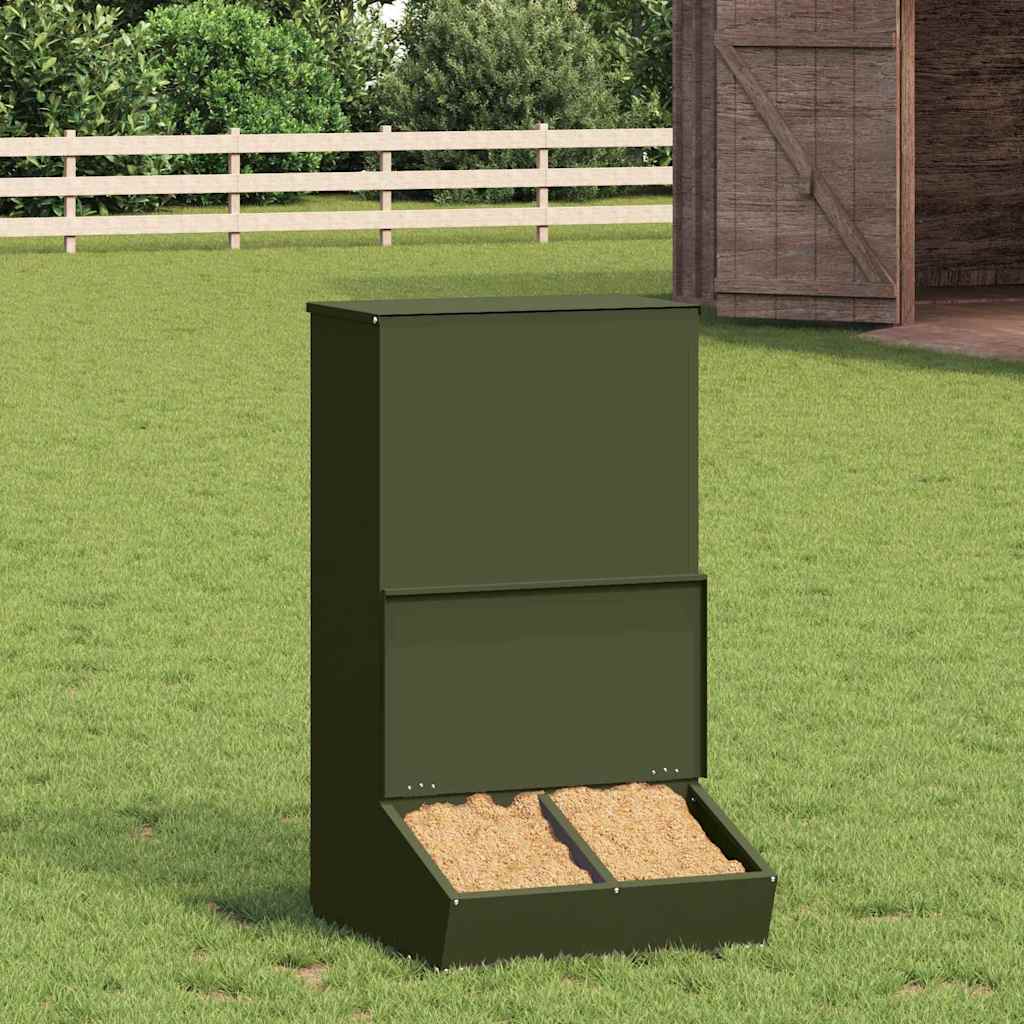 Gris Matare Olivgrön 55 x 51 x 91,5 cm 20 kg Kallvalsat Stål