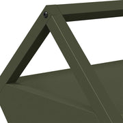 Fodertrog för boskap Olivgrön 111 x 76 x 38 cm 10 kg