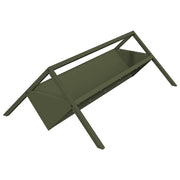 Fodertrog för boskap Olivgrön 111 x 76 x 38 cm 10 kg