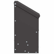 Hönsfodertråg Svart 21 x 16 x 33 cm 3 kg Kallvalsat Stål