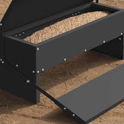 Kyckling Trampmatare Svart 48,5 x 39,5 x 19 cm 5 kg