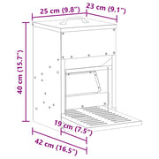 Kyckling Trampmatare Silver 25 x 42 x 40 cm 4 kg