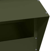 Hönsfodertråg Olivgrön 20 x 25 x 35 cm Kallvalsat Stål