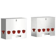 Hönsfodertråg 2 Silver 60,5 x 29 x 51 cm 25 kg