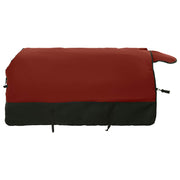 Hästdyna Bordeaux och svart 75 cm Polyester