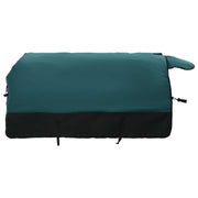 Hästdyna Mörkgrön och svart 135 cm Polyester