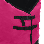 Hästdyna Rosa och svart 115 cm Polyester