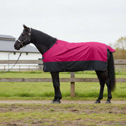 Hästdyna Rosa och svart 115 cm Polyester