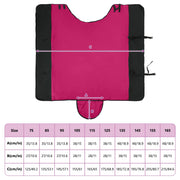 Hästdyna Rosa och svart 115 cm Polyester