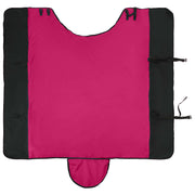 Hästdyna Rosa och svart 115 cm Polyester