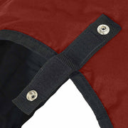 Hästdyna Bordeaux och svart 135 cm Polyester