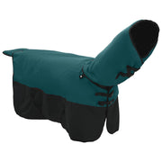 Hästdyna Mörkgrön och svart 135 cm Polyester