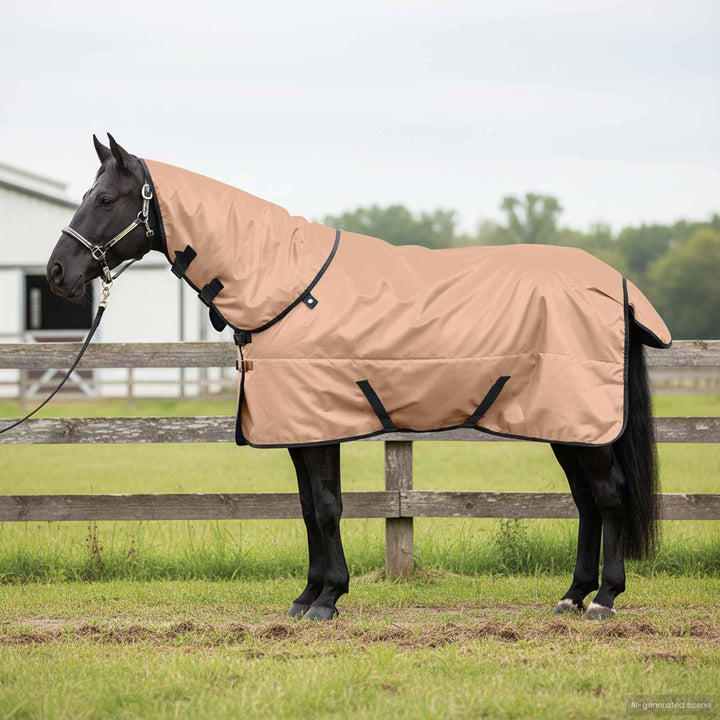 Hästdyna Cappuccino 105 cm Polyester
