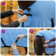 Hästdyna Full Aqua 135 cm Polyester Fleece