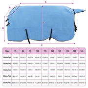 Hästdyna Full Aqua 135 cm Polyester Fleece