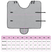 Hästdyna Ljusgrå och rosa 75 cm Polyester Fleece