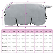 Hästdyna Fullt ljusgrå och rosa 145 cm Polyester Fleece
