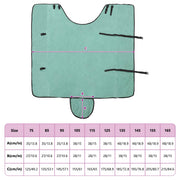 Hästdyna Speciell grön 165 cm Polyester Fleece