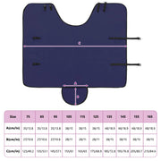 Hästdyna Mörkblå 115 cm Polyester Fleece
