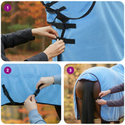 Hästdyna Full Aqua 135 cm Polyester Fleece