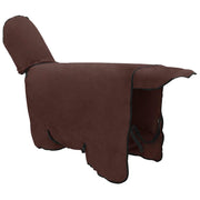 Hästdyna Full Mörk Brun 125 cm Polyester Fleece