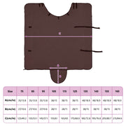 Hästdyna Full Mörk Brun 125 cm Polyester Fleece
