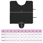 Hästdyna Svart 75 cm Polyester Fleece