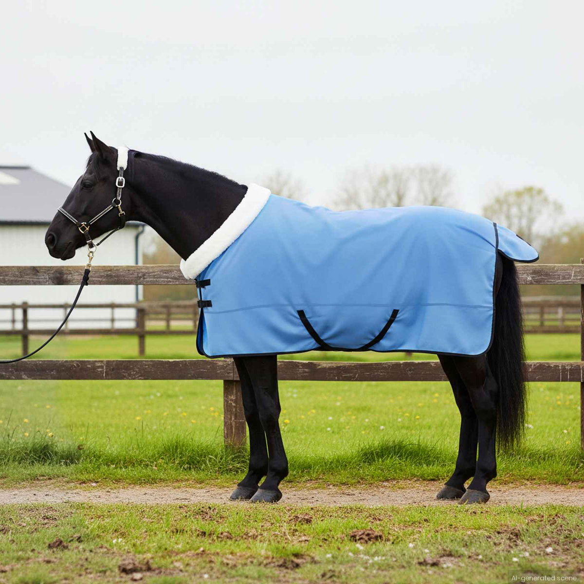 Hästdyna Aqua 165 cm Polar fleece