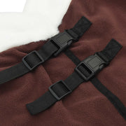 Hästdyna Mörkbrun 75 cm Polar fleece
