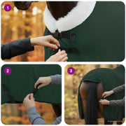 Hästdyna Mörkgrön 85 cm Polar fleece