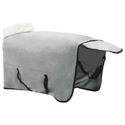 Hästdyna Ljusgrå 125 cm Polar fleece