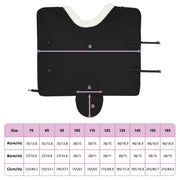 Hästdyna Svart 115 cm Polar fleece