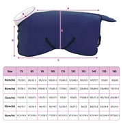 Hästdyna Mörkblå 75 cm Polar fleece