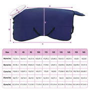 Hästdyna Mörkblå 145 cm Polar fleece