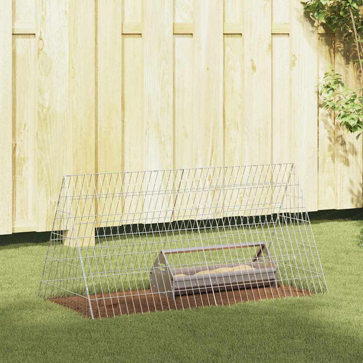 Hönshus Silver 110 x 55 x 55 cm Galvaniserat stål