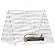 Hönshus Silver 110 x 100 x 85 cm Galvaniserat stål