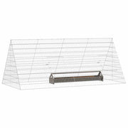 Hönshus Silver 215 x 100 x 85 cm Galvaniserat stål