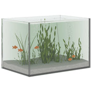 Akvarium med lagring Transparent 30 x 20 x 20 cm Glas