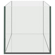 Akvarium med lagring Transparent 60 x 20 x 20 cm Glas