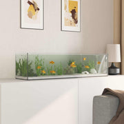 Akvarium med lagring Transparent 80 x 20 x 20 cm Glas