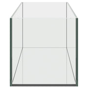 Akvarium med lagring Transparent 80 x 20 x 20 cm Glas
