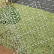 Kaninbur Silver 215 x 55 x 55 cm Galvaniserat stål