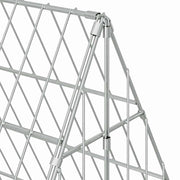 Kaninbur Silver 110 x 100 x 85 cm Galvaniserat stål