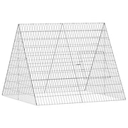 Kaninbur Silver 110 x 100 x 85 cm Galvaniserat stål